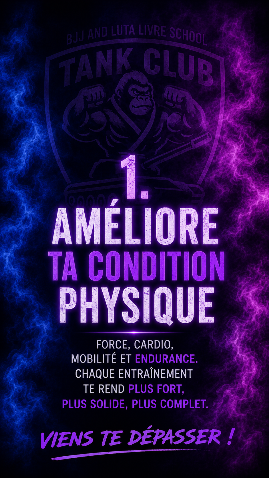 1. Améliore ta condition physique